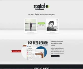 Rootof.com(A production company) Screenshot