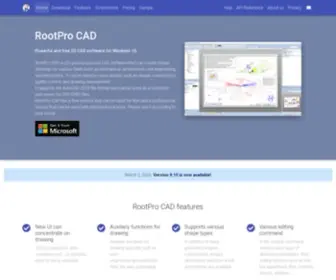 Rootprocad.com(RootPro CAD) Screenshot