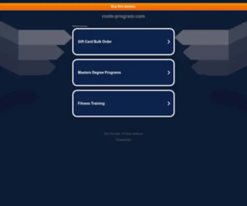 Roots-Program.com(Roots) Screenshot