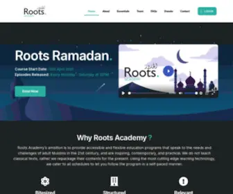 Rootsacademy.co.uk(Cultivating Faith) Screenshot