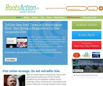 Rootsaction.org(Rootsaction) Screenshot