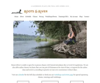 Rootsandriveryoga.com(Roots & River) Screenshot