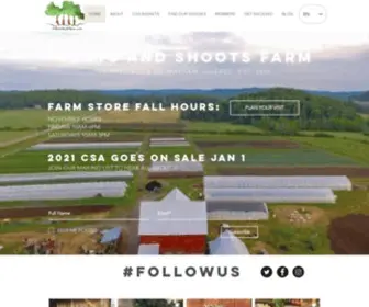 Rootsandshootsfarm.com(Roots and Shoots Farm) Screenshot