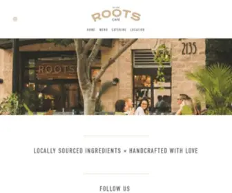 Rootscafesouthend.com(ROOTS cafe) Screenshot