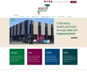 Rootsclinic.org(Roots Community Health Center) Screenshot