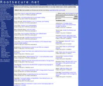 Rootsecure.net(Root Secure) Screenshot