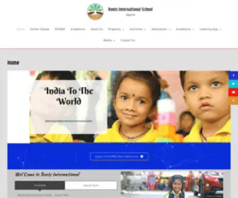 Rootsinternational.in(Roots International School) Screenshot