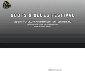 Rootsnbluesnbbq.com(Roots N Blues Festival 2021 It’s simple) Screenshot