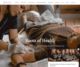 Rootsofhealth.org(Roots Of Health) Screenshot