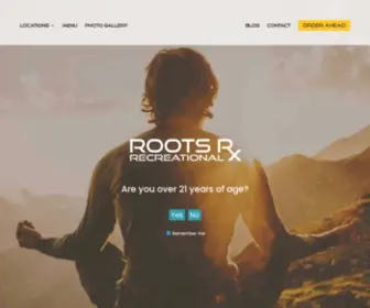 RootsrxStores.com(Roots RX) Screenshot