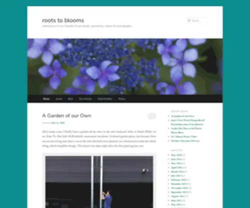 Rootstoblooms.com(Roots to blooms) Screenshot
