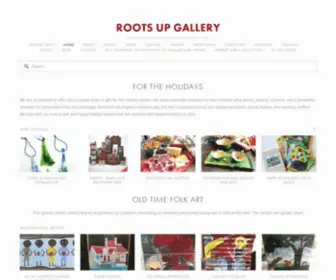 Rootsupgallery.com(Roots up Gallery) Screenshot