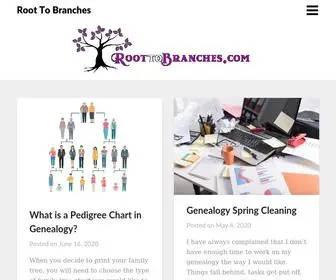Roottobranches.com(Root To Branches) Screenshot