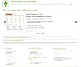 Rootweb.eu(Domain & Marketing Netzwerk) Screenshot