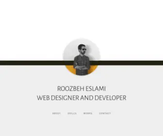 Roozbeheslami.com(Roozbeh Eslami) Screenshot