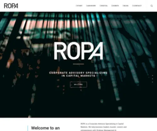 Ropa.se(Specializing in Capital Markets) Screenshot