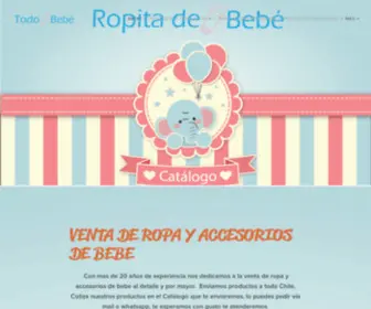 Ropabebes.cl(Venta de ropa de bebe en todo chle) Screenshot