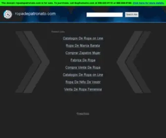 Ropadepatronato.com(Ropa por mayor) Screenshot