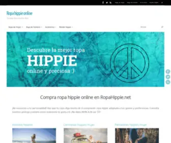 Ropahippie.net(Ropa hippie online) Screenshot