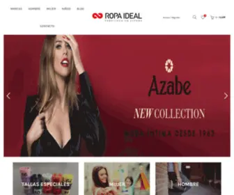 Ropaideal.es(Ropa ideal. Tienda venta online de ropa) Screenshot