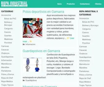 Ropaindustrial.info(Ropa Industrial en Gamarra) Screenshot