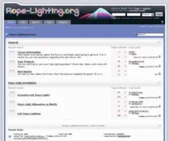 Rope-Lighting.org(Rope Lighting) Screenshot