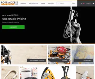 Ropeaccessequip.com(Rope Access Equipment) Screenshot