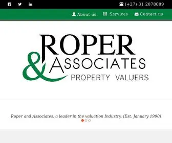 Roper.co.za(Roper & Associates) Screenshot