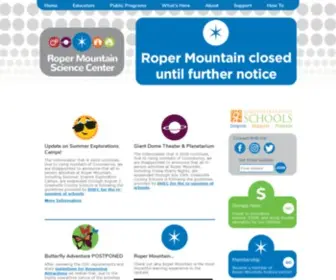 Ropermountain.org(Roper Mountain Science CenterRoper Mountain Science Center) Screenshot