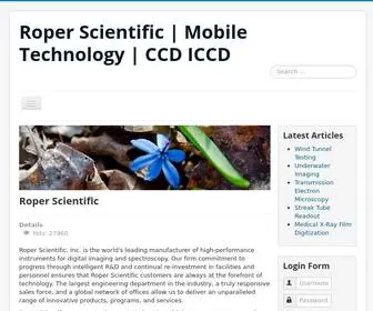 Ropersci.com(Roper Scientific) Screenshot