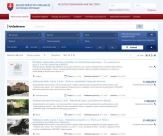 Ropk.sk(Nehnuteľný majetok) Screenshot