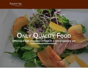 Roquetterestaurant.co.nz(Roquette Restaurant) Screenshot