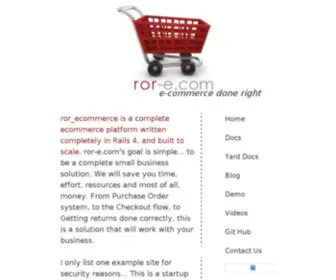 Ror-E.com(Ruby on Rails E) Screenshot