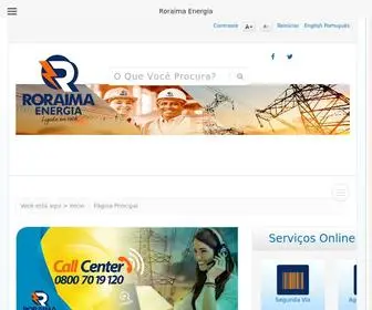 Roraimaenergia.com.br(Roraima Energia) Screenshot