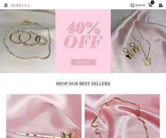 Rorella.com(Handmade Jewelry) Screenshot