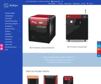 Roripo.nl(3D Printers RoRipo) Screenshot