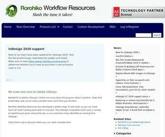 Rorohiko.com(Rorohiko Workflow Resources) Screenshot