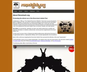 Rorschach.org(Online Rorschach Inkblot Test) Screenshot