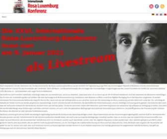 Rosa-Luxemburg-Konferenz.de(Internationale Rosa) Screenshot