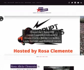 Rosaclemente.net(Rosa Clemente) Screenshot