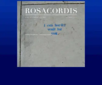 Rosacordis.com(ROSACORDIS) Screenshot