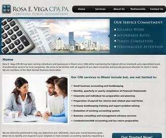 RosaevegacPa.com(Rosa E Vega CPA) Screenshot