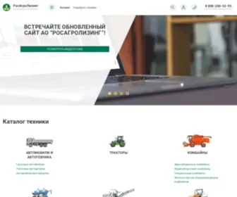 Rosagroleasing.ru(ОАО) Screenshot