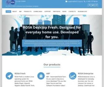 Rosalab.com(A Russian Linux developer company) Screenshot