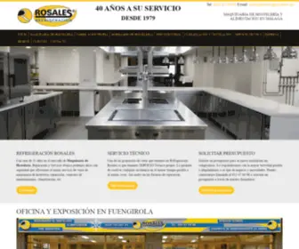 Rosales.es(Refrigeración Rosales) Screenshot