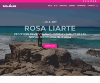 Rosaliarte.com(Rosa Liarte) Screenshot