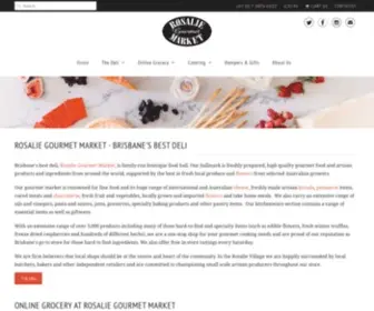 Rosaliegourmet.com.au(Rosalie Gourmet Market) Screenshot