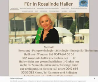 Rosalinde-Haller.at(Rosalinde Haller) Screenshot