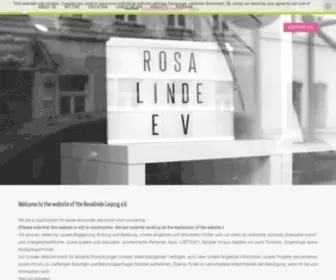 Rosalinde-Leipzig.de(RosaLinde Leipzig e.V) Screenshot