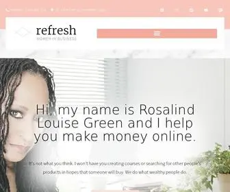 Rosalindlouisegreen.com(The Official Blog of Rosalind Green) Screenshot